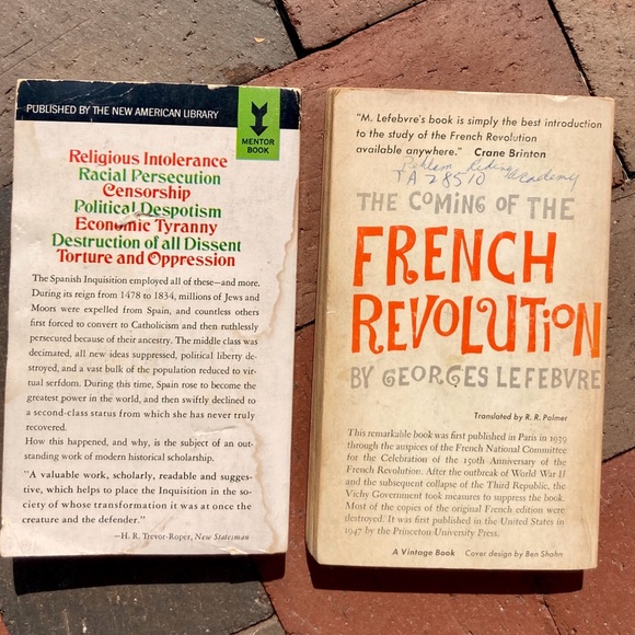 2 The Spanish Inquisition The Coming of the French Revolution Bastille Vintage - Picture 13 of 14